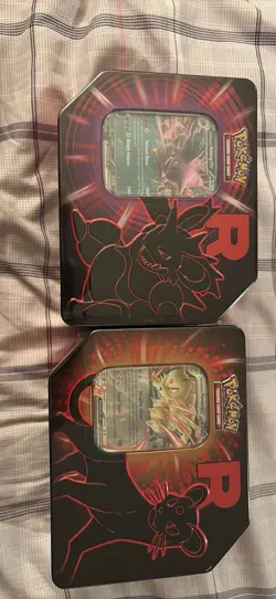 BRAND NEW - POKEMON TCG: Team rocket Tins Sealed Nidoking & Persian - Image 1
