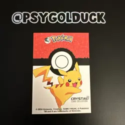 Pokemon Peru Crystal Card Collection Hitmonchan - Image 2