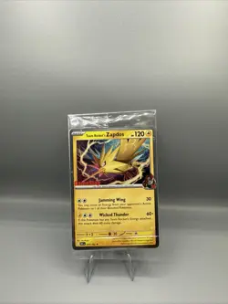 Pokemon TCG Team Rockets Zapdos GameStop Exclusive Promo! Sealed Bag! US Seller - Image 1