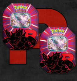 Pokemon TCG: Team Rocket Tin Nidoking Destined Rivals x2 tins - Image 1