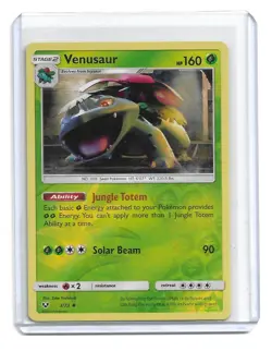 2017 Pokemon - Shining Legends Venusaur 3/73 Reverse Holo - Image 1