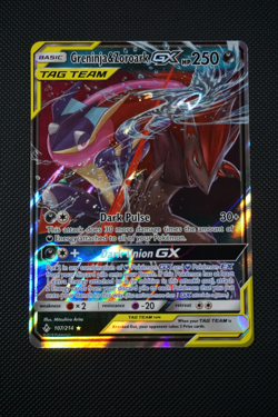Pokemon Unbroken Bonds Greninja & Zoroark GX 107 - Image 1