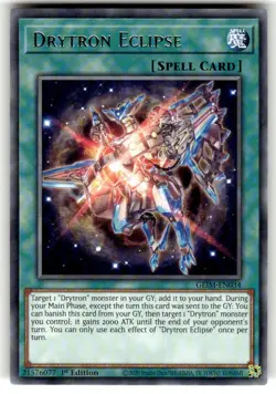 Yugioh! Drytron Eclipse - GEIM-EN034 - Rare - 1st Edition Near Mint, English - Image 1