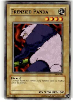 Frenzied Panda LOB-081 X 1 NM YUGIOH Legend of Blue-eyes White Dragon - Image 1