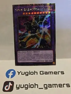 YUGIOH CHAOS ANCIENT GEAR GIANT QUARTERLY CENTURY SECRET LIGHT PLAYED MP24 - Image 1