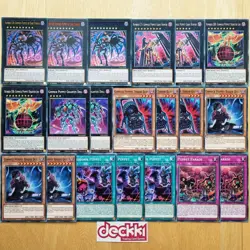 Quattro Gimmick Puppet Deck Bundle | 20 Cards | (NM) | 3 Foils C40 | YuGiOh! - Image 1