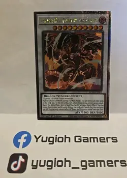 YUGIOH TYRANT RED DRAGON ARCHFIEND QUARTERLY CENTURY SECRET MP24 LIGHT PLAYED - Image 1
