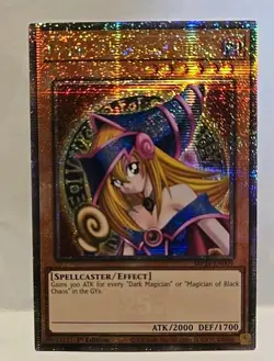 YUGIOH DARK MAGICIAN GIRL QUARTERLY CENTURY SECRET MP24 LIGHT PLAYED - Image 2