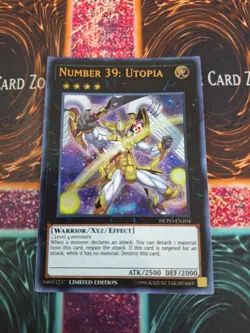 Yugioh Number 39: Utopia DUPO-EN104 Ultra Rare Limited Near Mint - Image 1