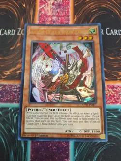 Yugioh Ghost Ogre & Snow Rabbit DUDE-EN001 Ultra Rare 1st Edition Near Mint - Image 1