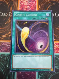 Yugioh Cosmic Cyclone MP17-EN105 Secret Rare 1st Edition Near Mint - Image 1