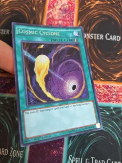 Yugioh Cosmic Cyclone MP17-EN105 Secret Rare 1st Edition Near Mint - Image 2