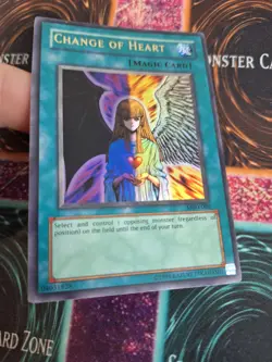 Yugioh Change of Heart MRD-060 Ultra Rare OG Unlimited Moderately Played - Image 2
