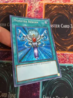 Yugioh Monster Reborn BLRR-EN046 Secret Rare 1st Edition Near Mint - Image 2