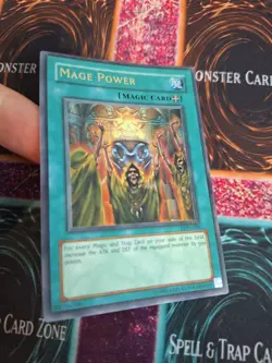 Yugioh Mage Power LON-050 Ultra Rare OG Unlimited Near Mint - Image 2