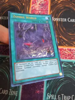 Yugioh Zombie World LCJW-EN213 Ultra Rare 1st Edition Near Mint - Image 2