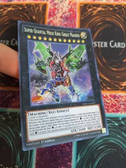 Yugioh Super Quantal Mech King Great Magnus WIRA-EN037 Secret Rare 1st Ed NM - Image 2