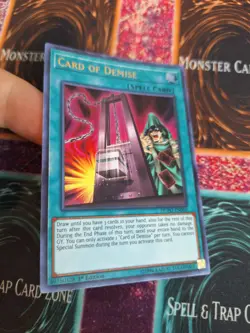 Yugioh Card of Demise DUPO-EN050 Ultra Rare 1st Edition Near Mint - Image 2