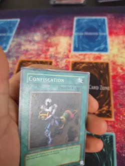 Yugioh Confiscation MRL-038 Super Rare OG Unlimited Heavily Played - Image 4