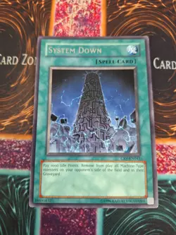 Yugioh System Down CRV-EN041 Rare Unlimited Lightly Played - Image 1