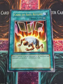 Yugioh Card of Safe Return HL07-EN005 Ultra Parallel Rare Unlimited NM/LP - Image 1