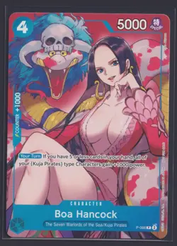 One Piece Boa Hancock P-066 Promo OP Promotion Card English - Image 2