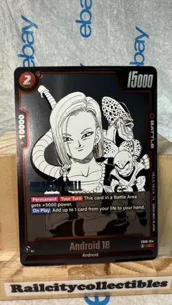Dragon Ball Super Card Game Manga Booster 01 #FB06-014 Android 18 - Image 1