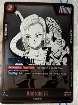 Dragon Ball Super Card Game Manga Booster 01 #FB06-014 Android 18 - Image 2