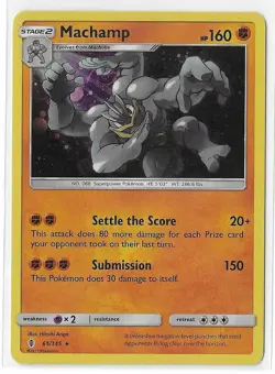 Machamp 65/145 Guardians Rising Cosmos Blister Exclusive Pokemon TCG Card NM - Image 1