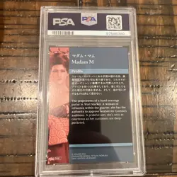 PSA 10 Madam M Final Fantasy VII Art Museum Card TCG Holo Foil Square Enix - Image 2