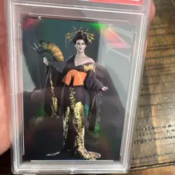 PSA 10 Madam M Final Fantasy VII Art Museum Card TCG Holo Foil Square Enix - Image 3