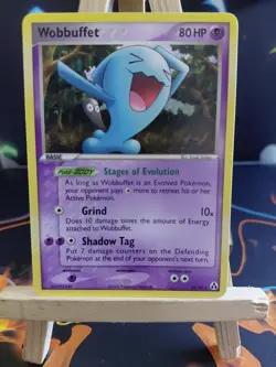 Pokemon Wobbuffet EX Legend Maker Non-Holo Card 28/92 Near Mint Condition - Image 1
