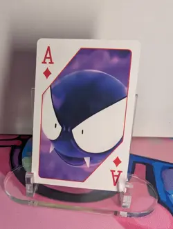 Pokemon Gastly Ace of Diamonds Playing Card - Image 1