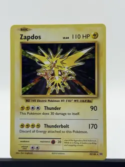 Pokemon Card Zapdos Holo Rare XY - Evolutions 42/108 - Image 1