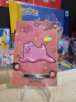 Ditto #132 - Pokemon 2024 Card Database 1 Cracked Ice Holo US Seller - Image 1