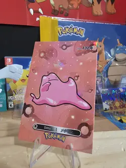 Ditto #132 - Pokemon 2024 Card Database 1 Cracked Ice Holo US Seller - Image 2