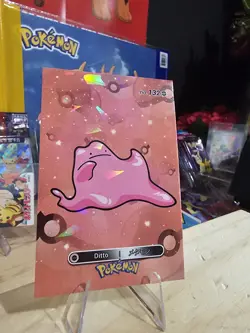 Ditto #132 - Pokemon 2024 Card Database 1 Cracked Ice Holo US Seller - Image 3