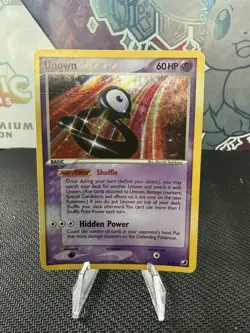 Pokemon Unown B/28 EX Unseen Forces Holo Rare Basic 60 HP Card 2005 LP/MP - Image 1
