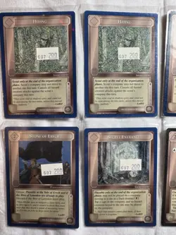 Middle Earth CCG Card Lot 1995 ICE Tolkien Nazgul Gollum Rare LotR MECCG - Image 3