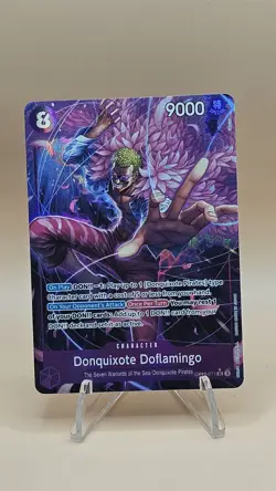 Donquixote Doflamingo Alt Art OP10-071 SR Royal Blood English One Piece Card - Image 1