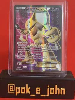 Pokemon Alakazam EX TCG Card 117/124 XY Fates Collide Ultra Rare - Image 1