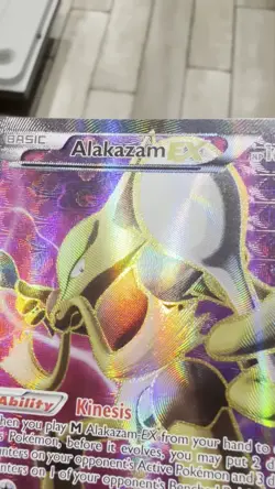 Pokemon Alakazam EX TCG Card 117/124 XY Fates Collide Ultra Rare - Image 2
