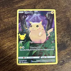 Pokemon Pikachu Celebrations Holo Rare 005/025 25th Anniversary TCG Card Mint - Image 1