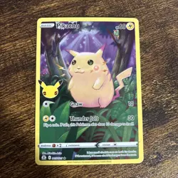 Pokemon Pikachu Celebrations Holo Rare 005/025 25th Anniversary TCG Card Mint - Image 2