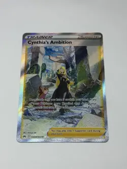 Cynthia’s Ambition GG60/GG70 Galarian Gallery Pokemon Card TCG Crown Zenith NM - Image 1
