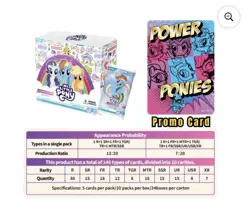 Kayou My Little Pony 20 Pack Booster Box Trading Card Game CCG New Anime 2024 - Image 2