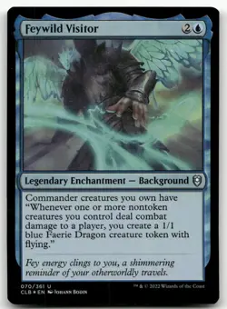 Feywild Visitor #70 (Foil) (NM) Baldur's Gate CLB Magic MTG - Image 1