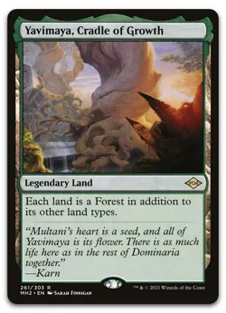 Yavimaya, Cradle of Growth #261 (NM) Modern Horizons 2 MH2 Magic MTG - Image 1