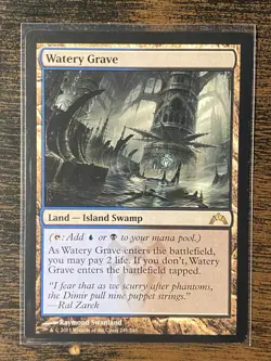 Wizards of the Coast Watery Grave Gatecrash Rare Land Regular 249 2013 - Image 1