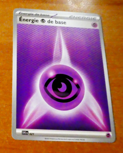 POKEMON FOUDRE NOIRE CARD CARTE ENERGIE PSY SVE 021 BLK EV10.5 FR NM 2025 - Image 1